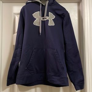 Mens large Under Armour hooded sweatshirt